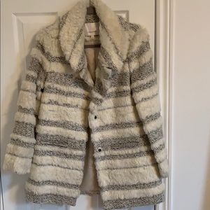 Cinq a sept faux fur jacket